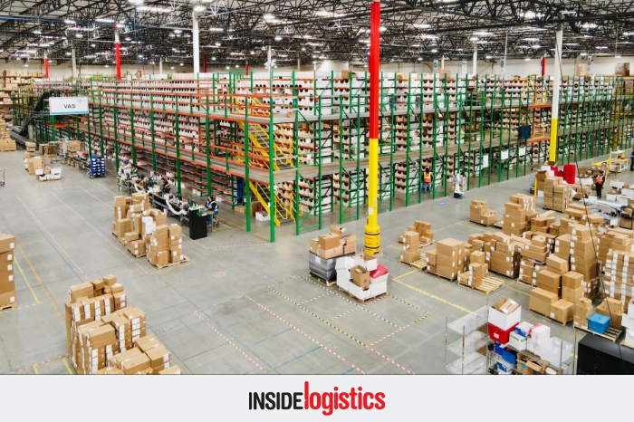 Inside Logistics logo and warehouse photo
